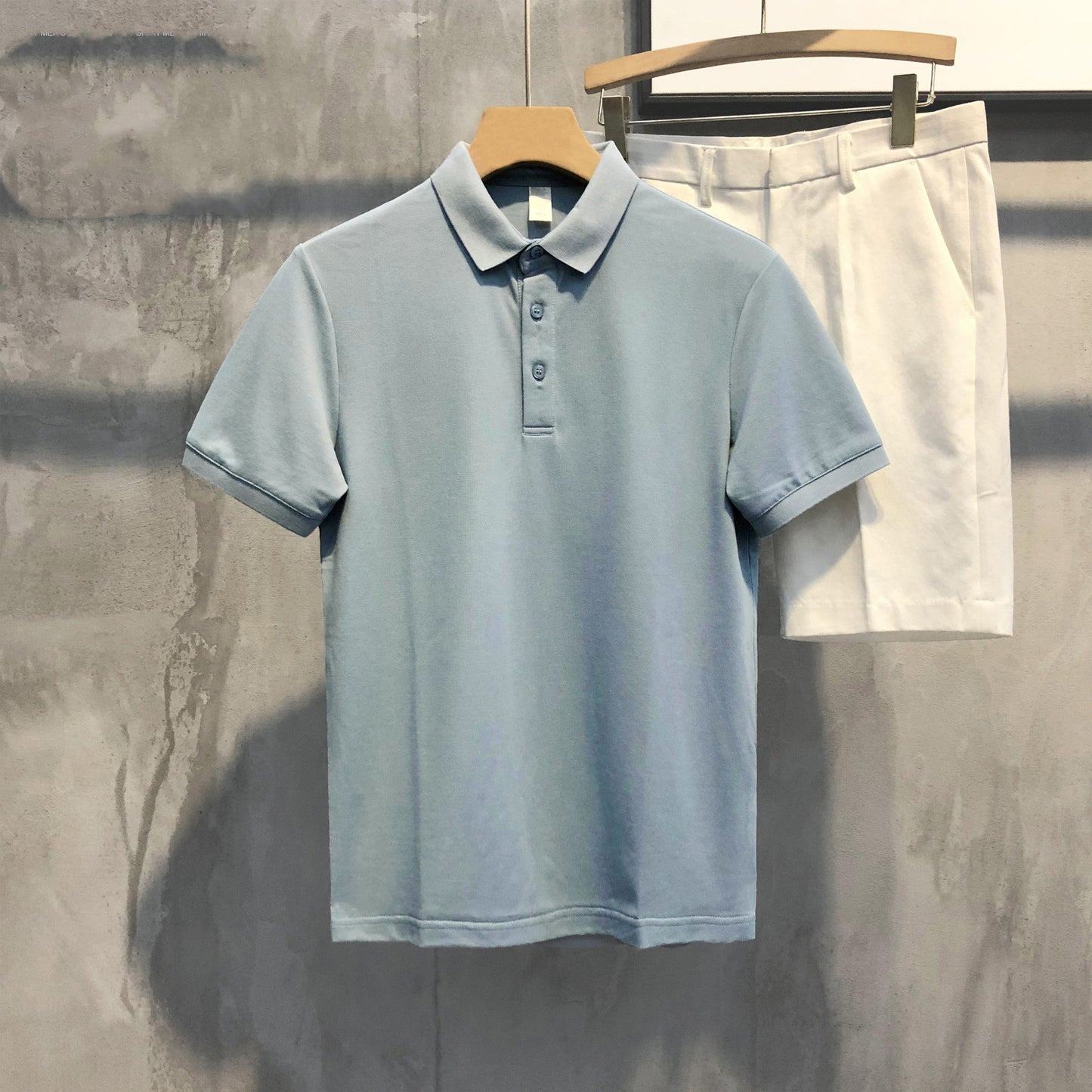 Trendy All-Match Short-Sleeved T-Shirt Slim Polo Shirt Top