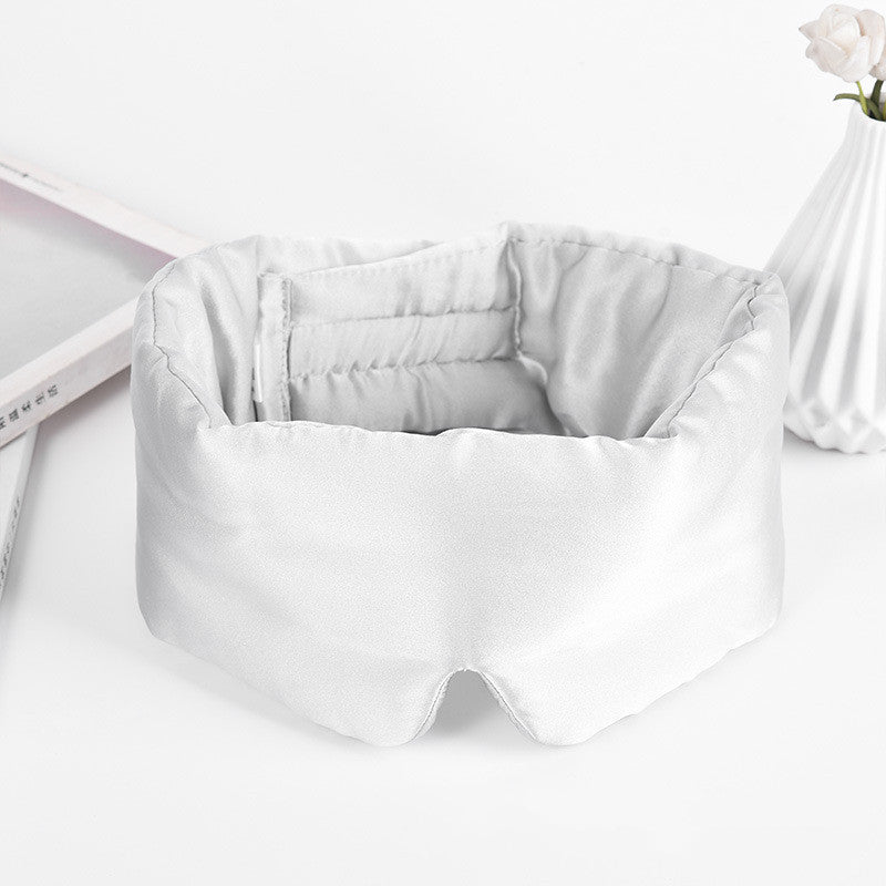 Silk Eye Mask For Sleep Shading Skin-friendly Breathable Ear Protection For Noise Reduction