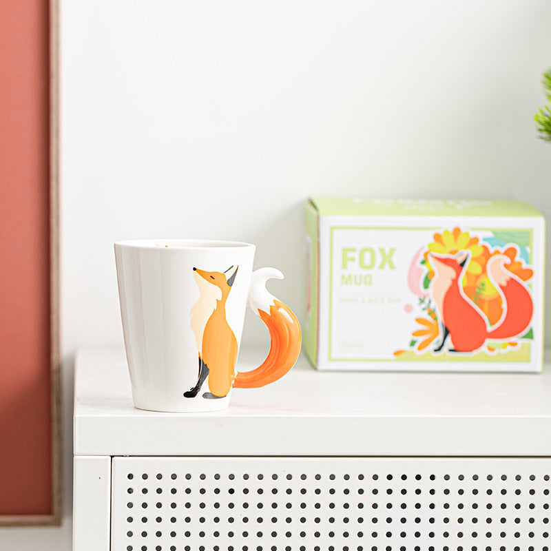Ceramic Fox Mug Creative Personality