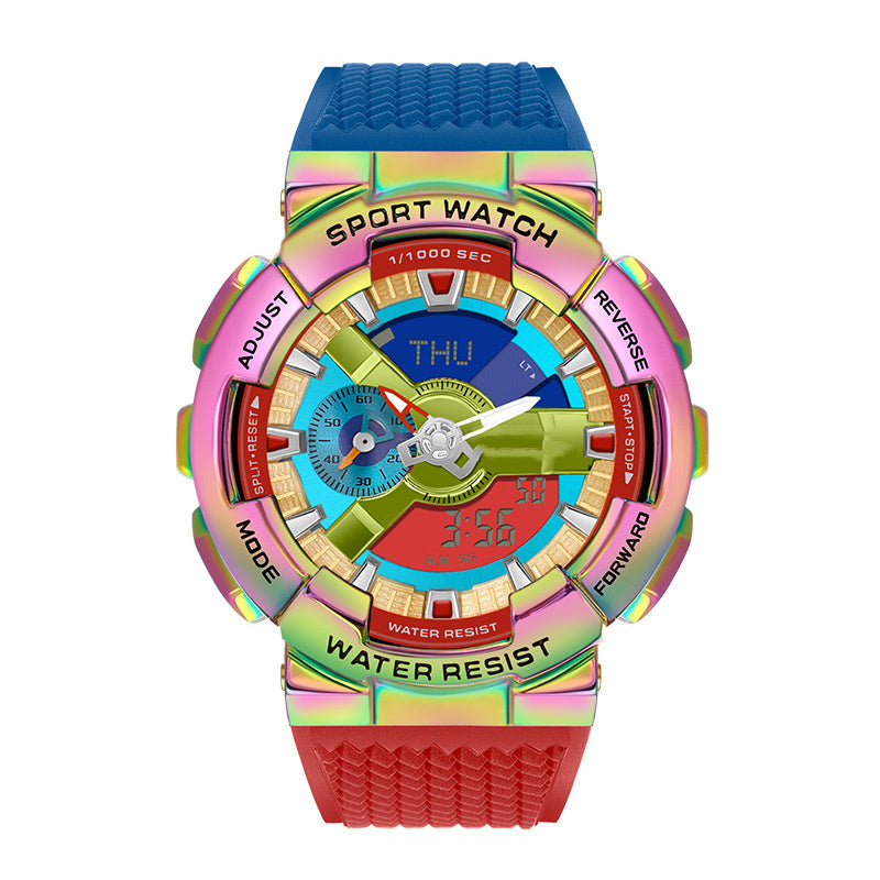 Men's Dual Display Electronic Watch