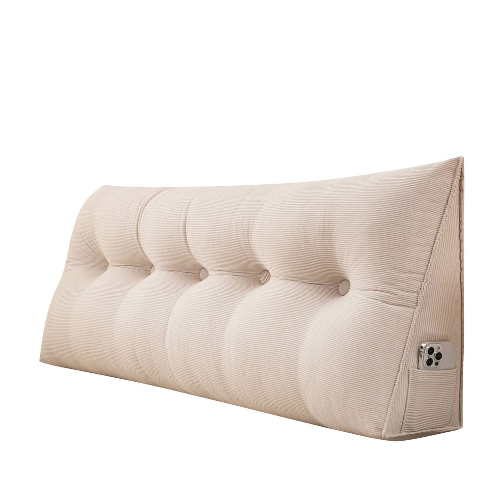 Triangle Head Cushion Double Back Soft Bag Pillow Can Be Disassembled And Washed In Bed