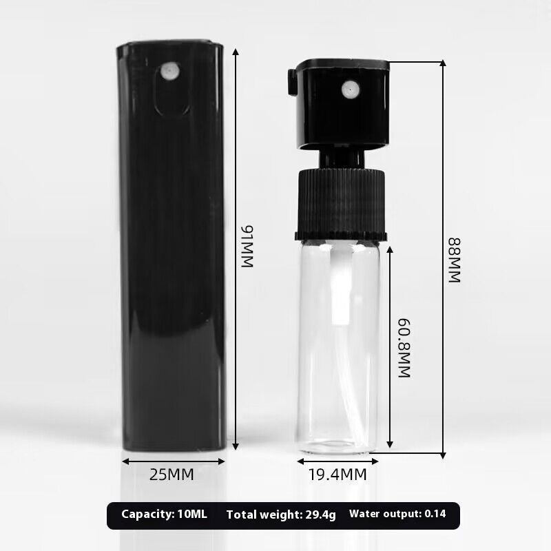 Plastic Square Tube Travel Packing Spray Bottle