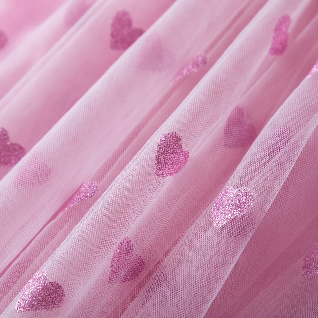 Three-dimensional Wings Mesh Girl Dress