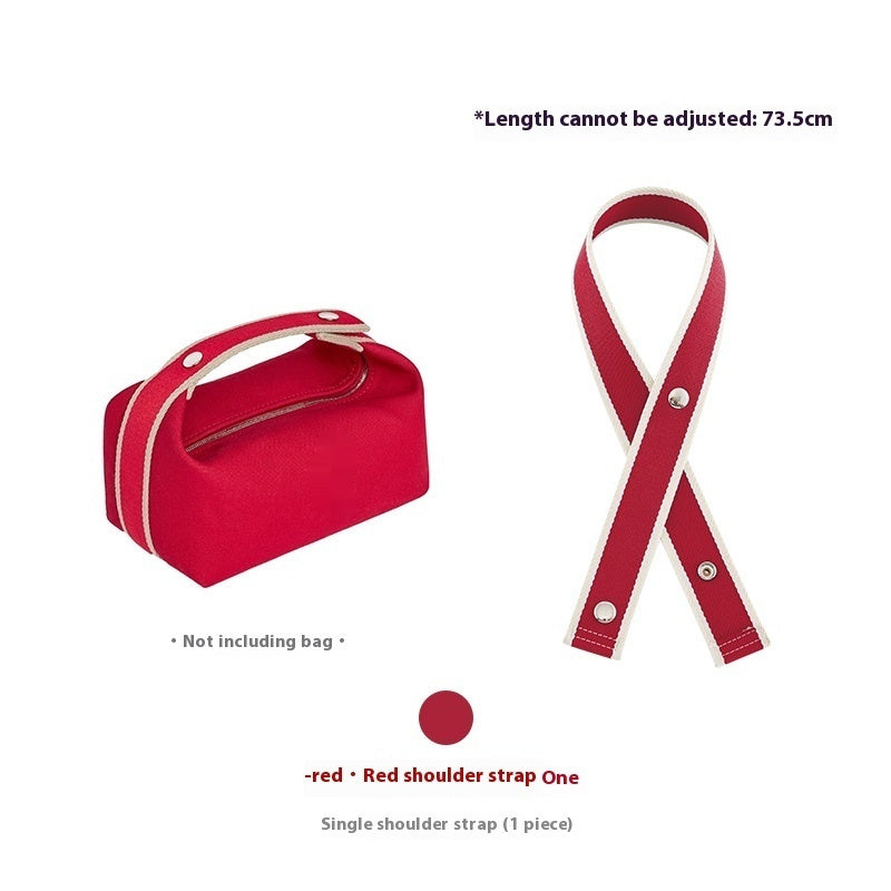 Wash Bag, Armpit Canvas Shoulder Strap, Inner Liner Accessories