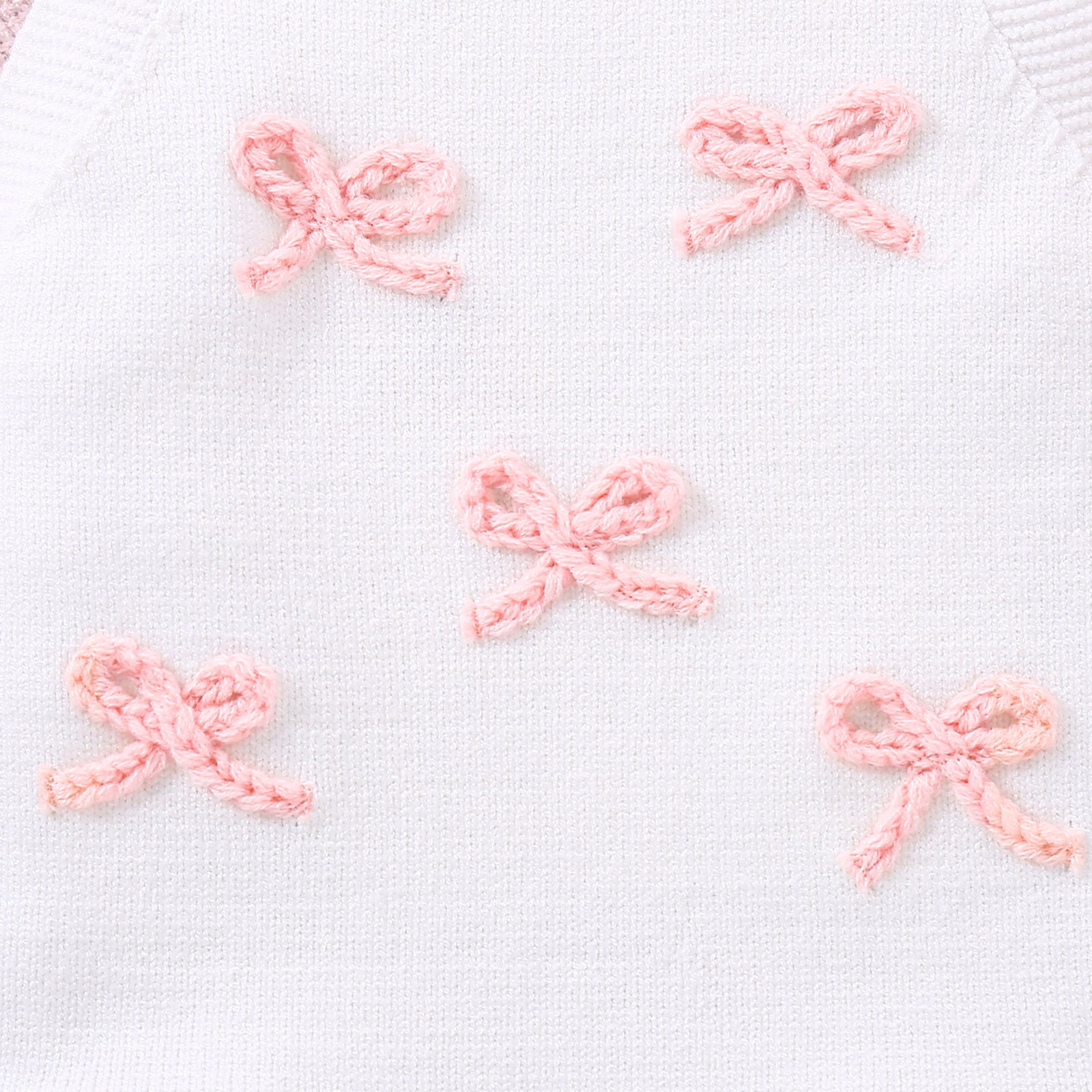 Baby Sling Doll Clothes Wool Romper Bow Embroidery Girl Sweet