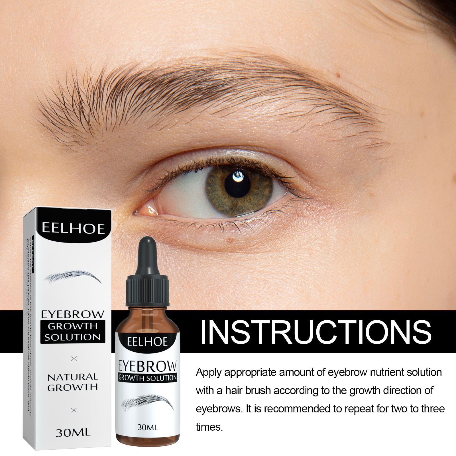Thick Eyebrow Repair Mild Moisturizing Care Solution