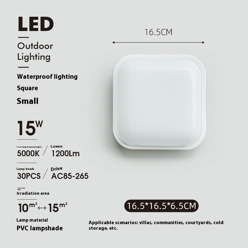 Super Bright Outdoor Waterproof Wall Lamp Aisle Corridor Balcony