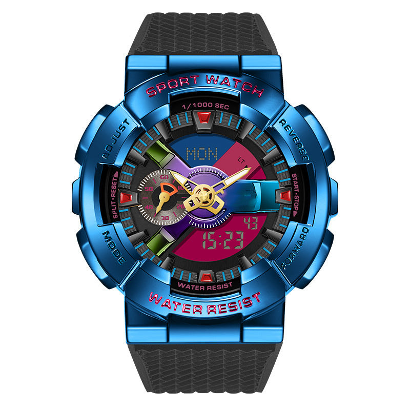 Men's Dual Display Electronic Watch