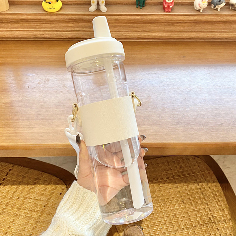 Milk Tea Cup With Straw For Women Simple And Portable