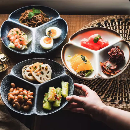 Breakfast Compartments Plate Dish Household