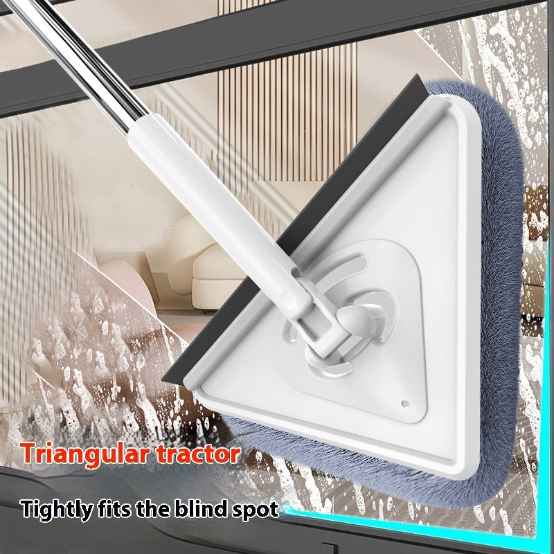 Lengthening Bar Large Household Triangle Mop Wiping Glass