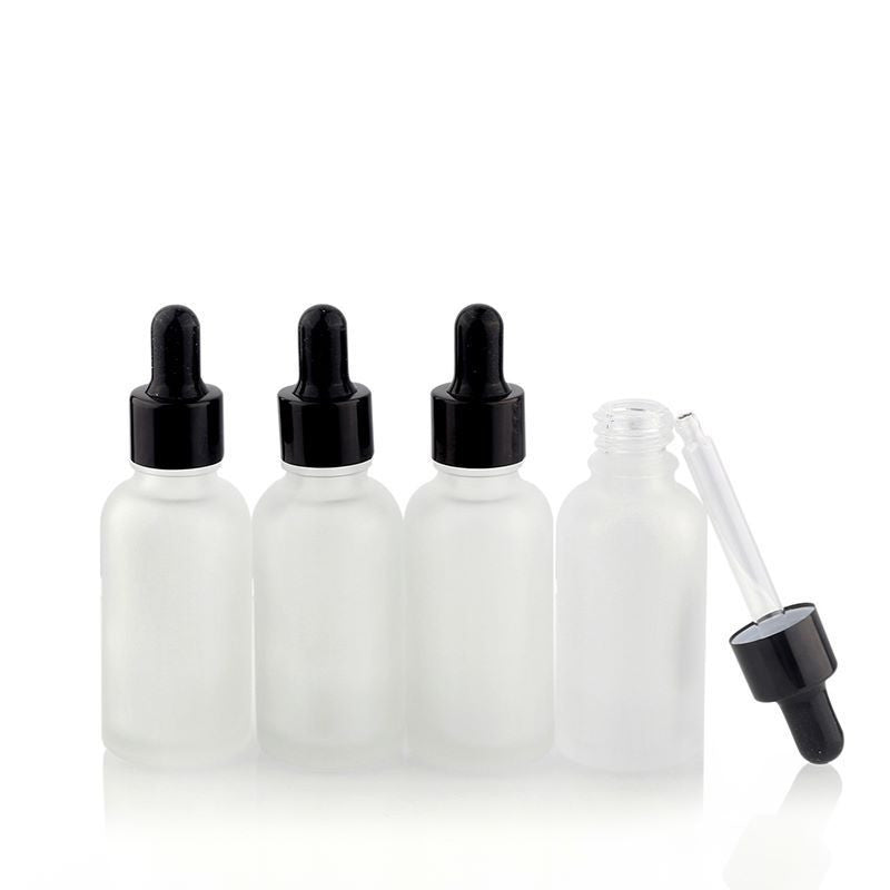 Cosmetic Essential Oil Bottle Frosted Glass