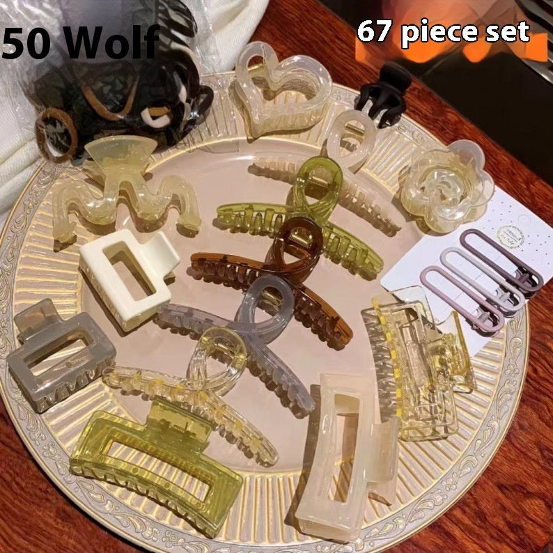 67-piece Hair Accessories Grip Combination Hair Ring