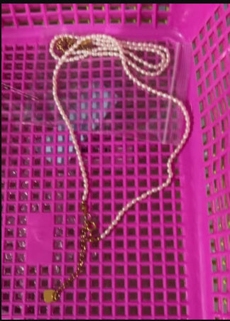 Natural Freshwater Necklace with Extra Fine Rice Grain