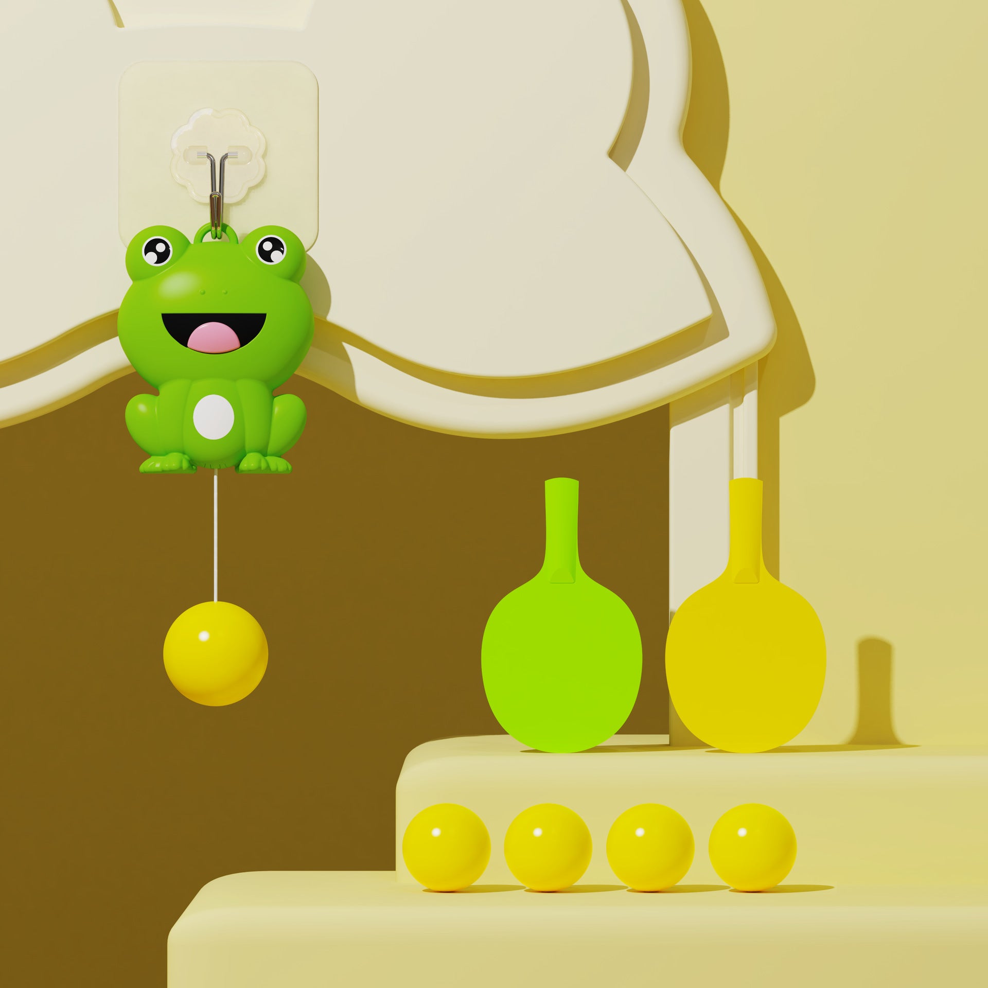 Hanging Frog Table Tennis Trainer
