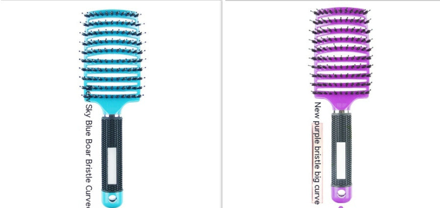 Big Curved Comb Bristle Massage Comb Eight Claws