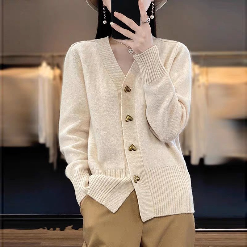 Knitwear Outer Wear Loose Casual Dinified Sweater