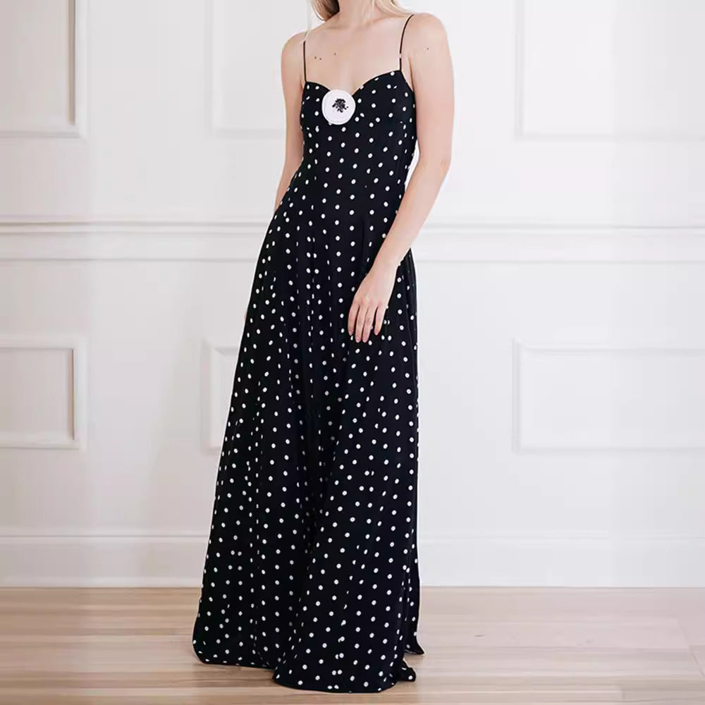 Women's Fashion Personalized Flower Sling Dress