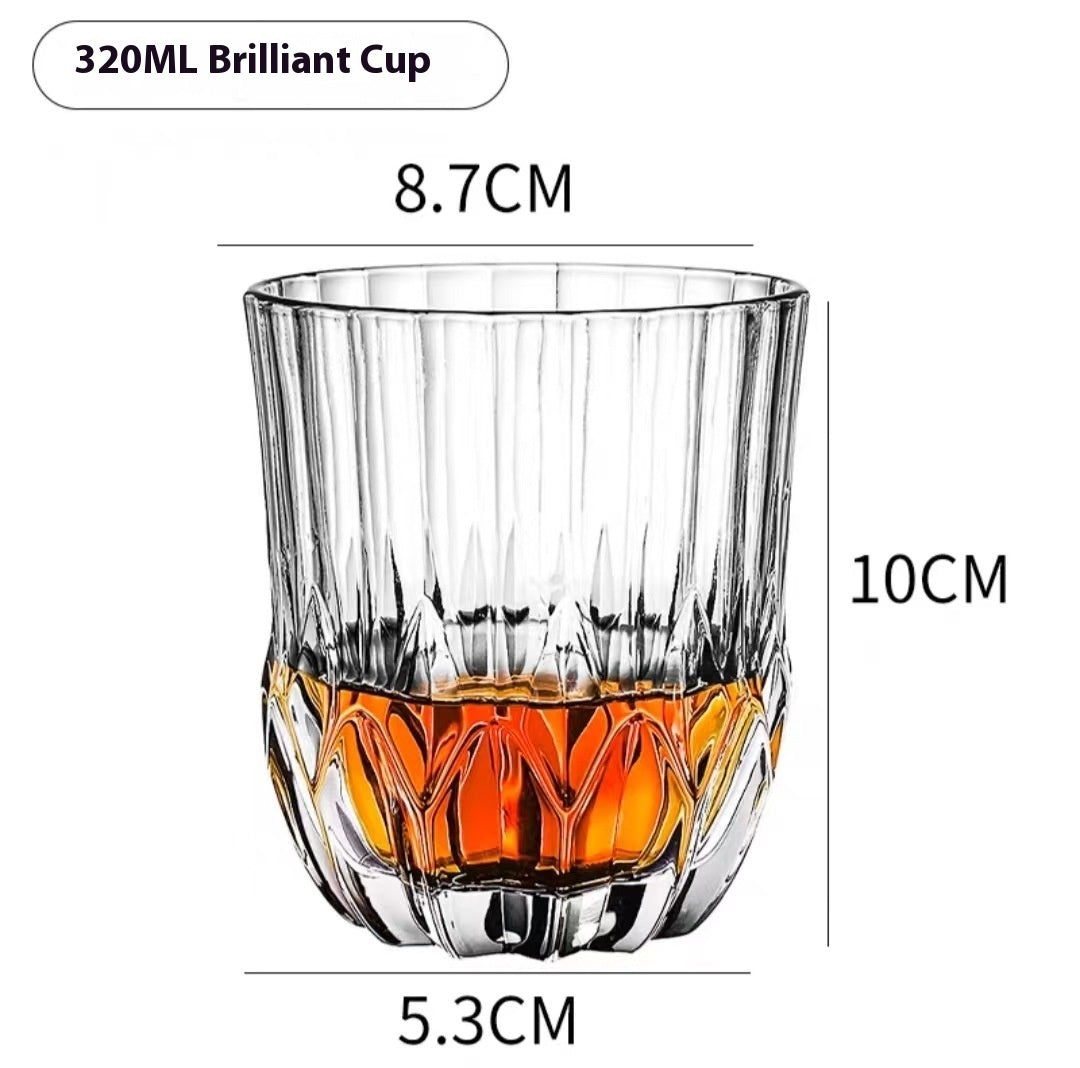 Whiskey Pure Drink Internet Celebrity Beer Brandy Glass Household High-end Classical Foreign Wine Bar Cup
