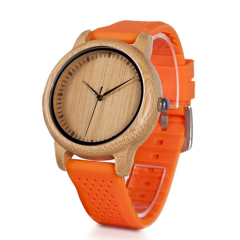 Girls' Simple Temperament Wooden Watch