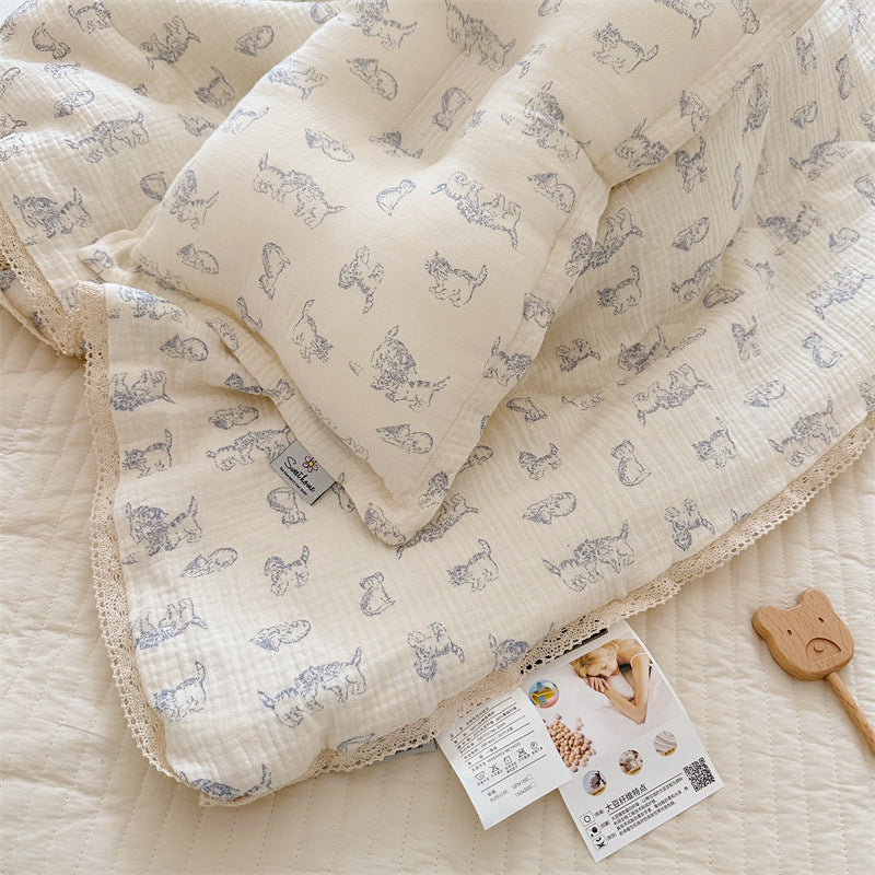 Pure Cotton Class A Double-layer Gauze Summer Air-conditioning Thin Duvet