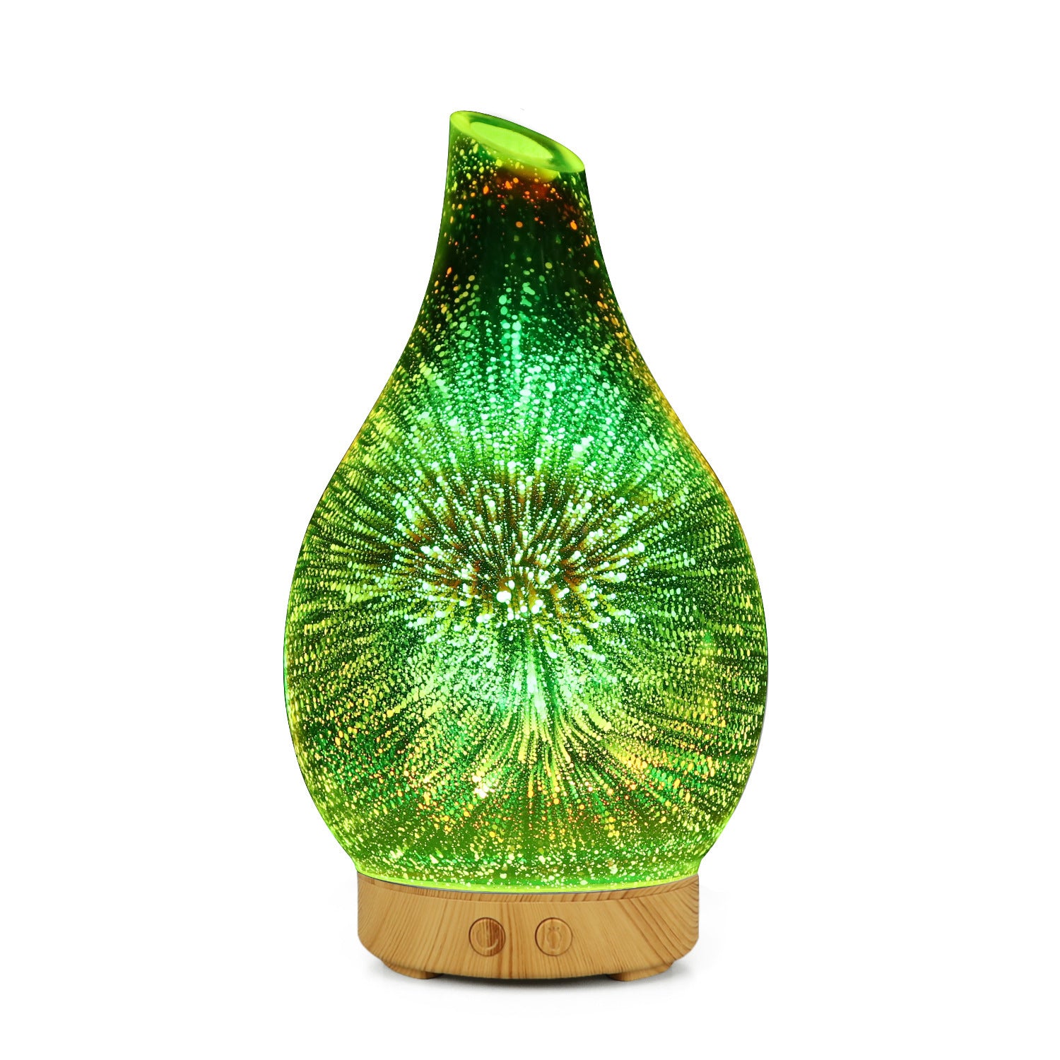 3D Glass Colorful Firework Essential Oil Lamp Aroma Diffuser