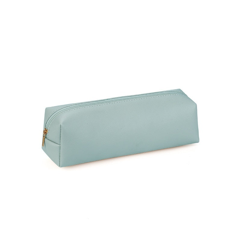 Leather Simple Girls Universal Bag Carry-on Pencil Case