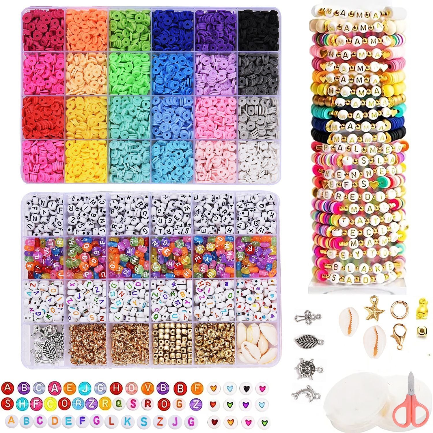 DIY Camouflage Soft Ceramic Beads Ornament Accessories Scattered Beads With Holes Spacer