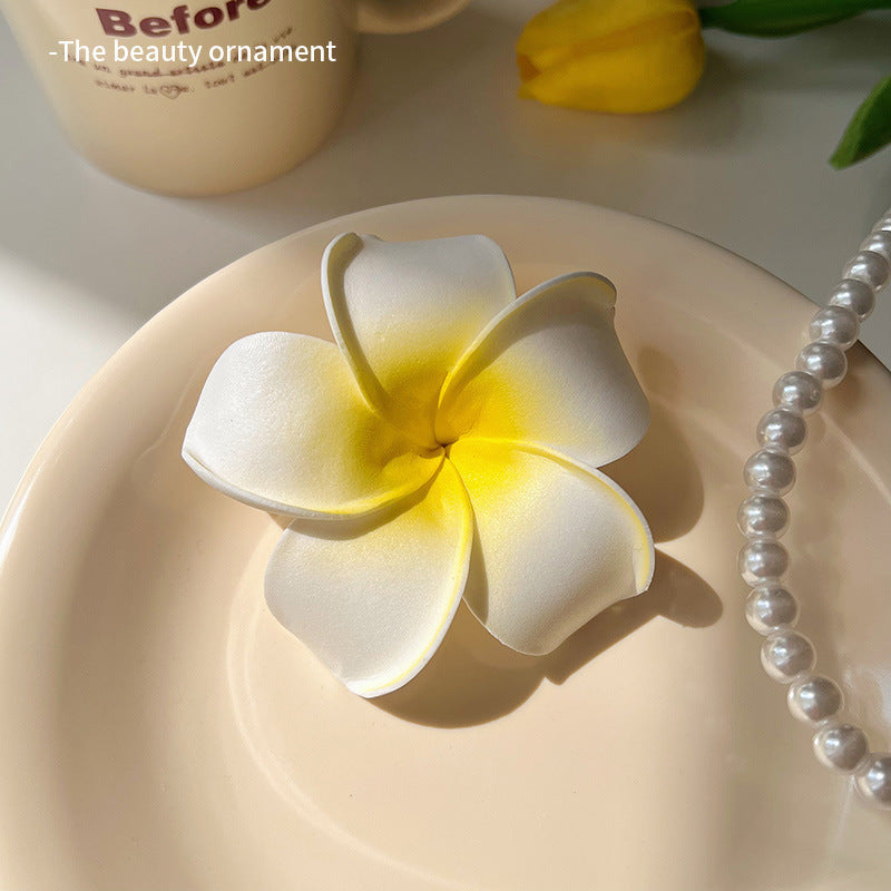 Princess On The Run Plumeria Rubra Hairpin Headdress