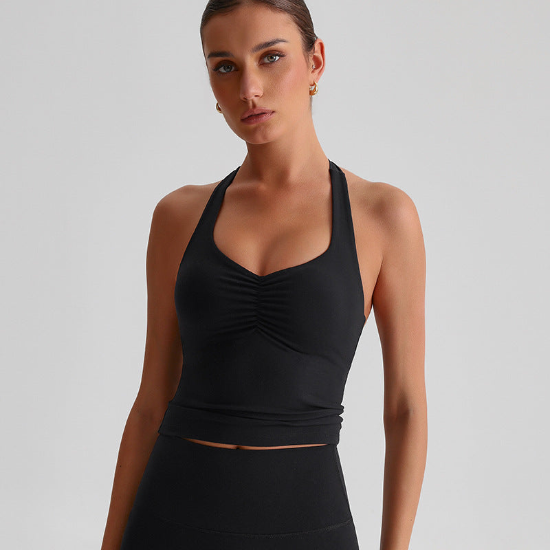 Vest Brushed Quick-drying Outdoor All-matching Running Beauty Back Exercise Underwear