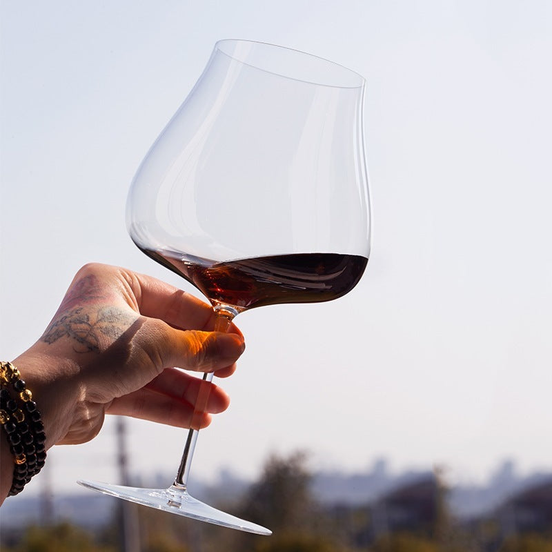 Ultra-thin Rod High Quality Handmade Red Wine Sensory Cup Super Beautiful