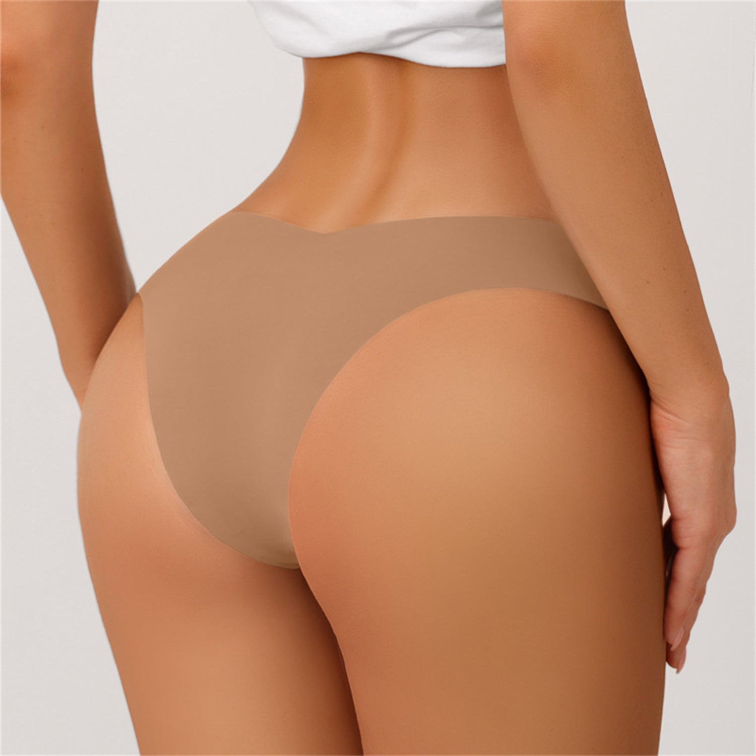 Seamless Ice Silk Underwear Women's Cotton Crotch Breathable Underwear