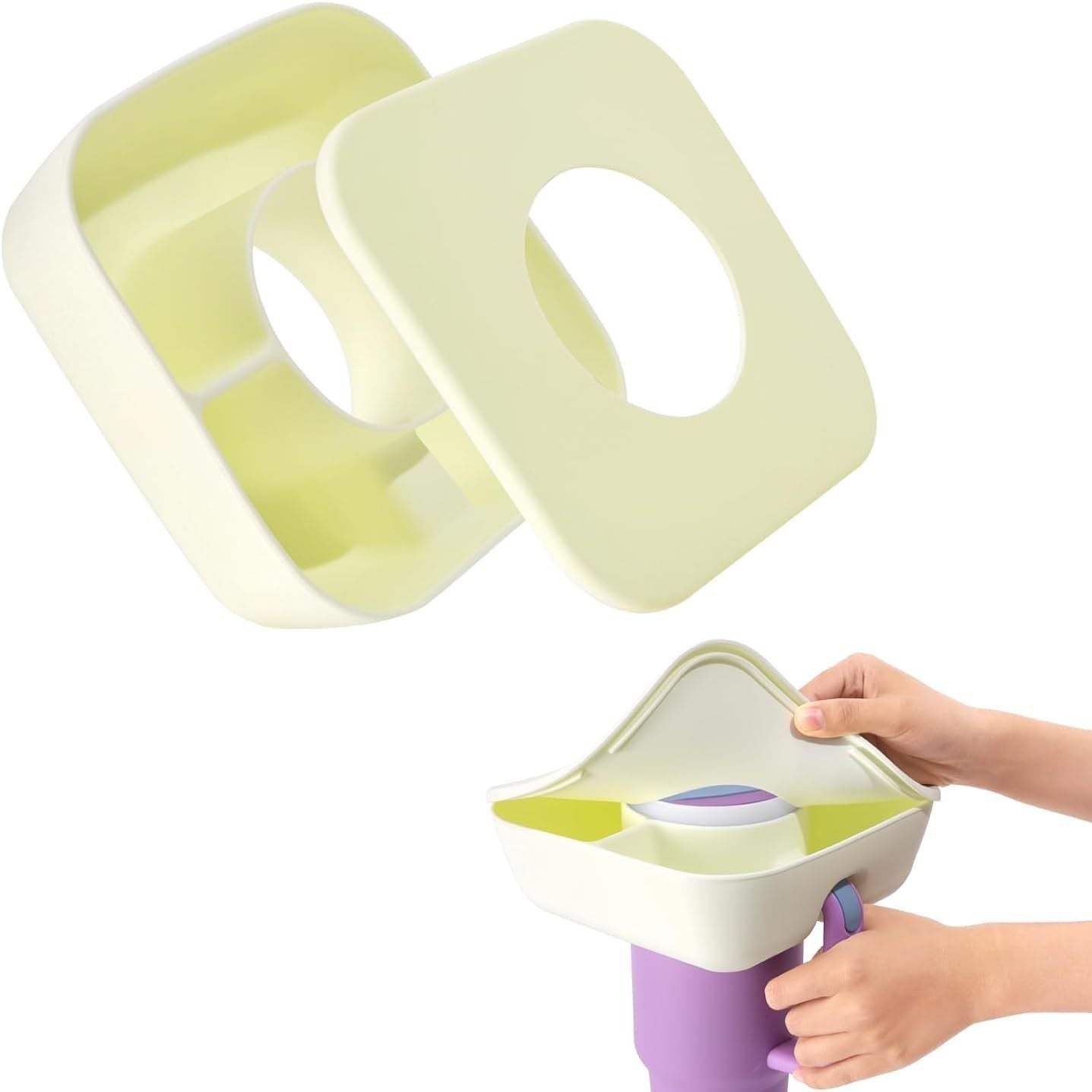 Silicone Snack Platter With Lid