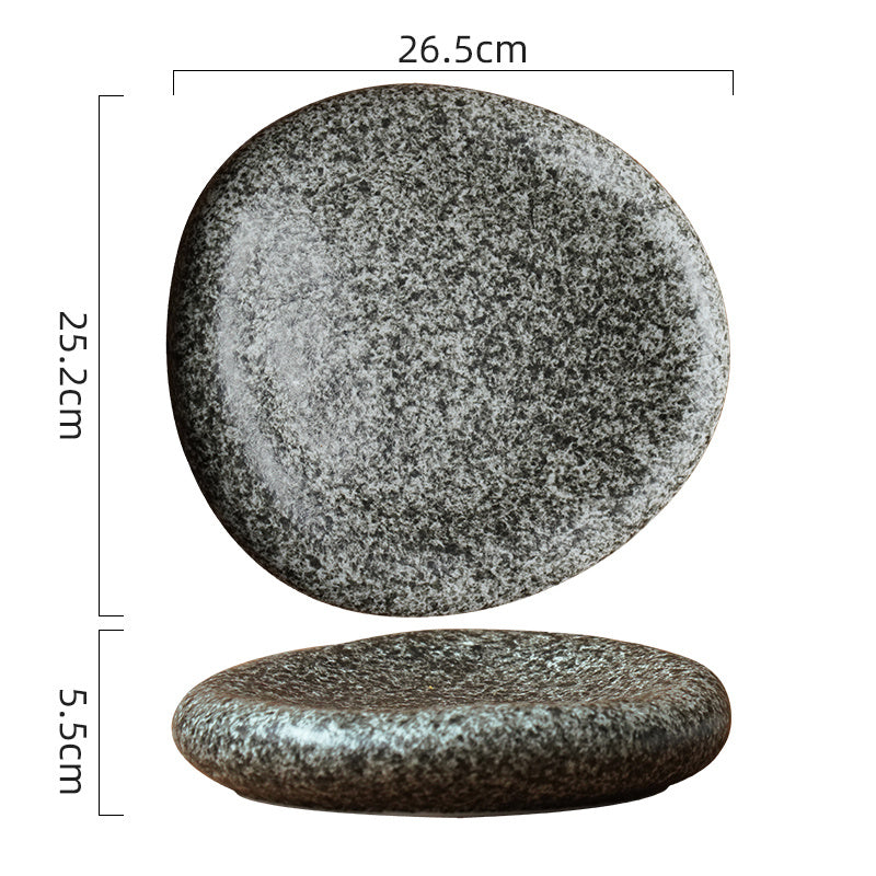 Irregular Ceramic Plate Japanese Creative