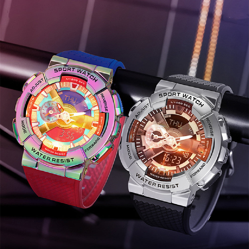 Men's Dual Display Electronic Watch