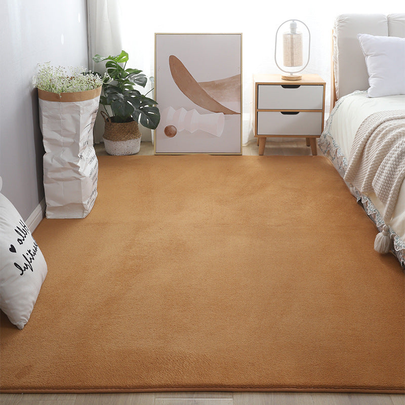 Short Wool Carpet Bedroom Bedside Blanket Floor Mat Mattress Children Crawling Floor Mat