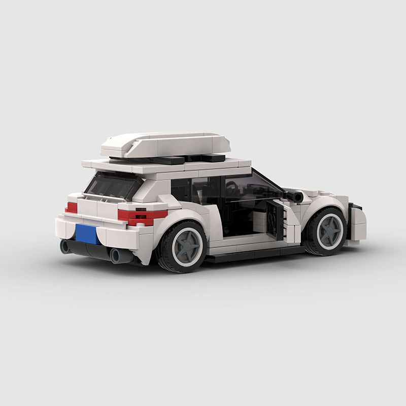 Small Particle Moc City Vehicle Race Model Puzzle