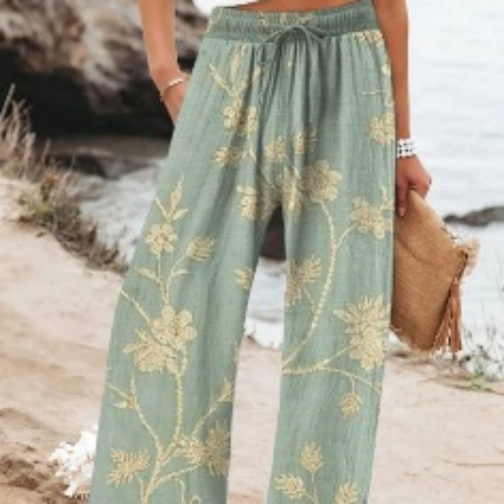 Wide Leg Sports Pants For Summer