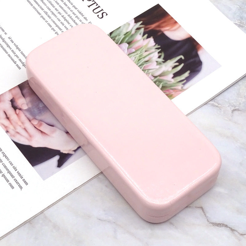 Square Glasses Case Stylish And Portable Storage Box