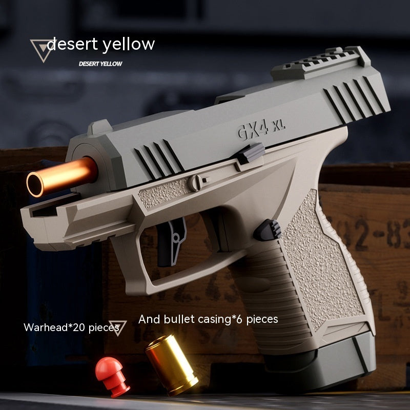 Pocket Continuous Hair Baby GX4 Throw Shell Soft Bullet Gun Launch Toy