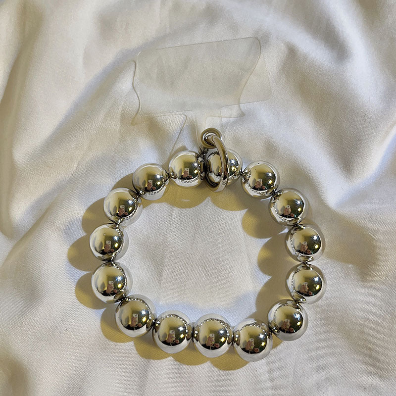 Internet Celebrity Ins Solid Color Bead Wrist Lanyard Universal Phone Case Camera Key Chain