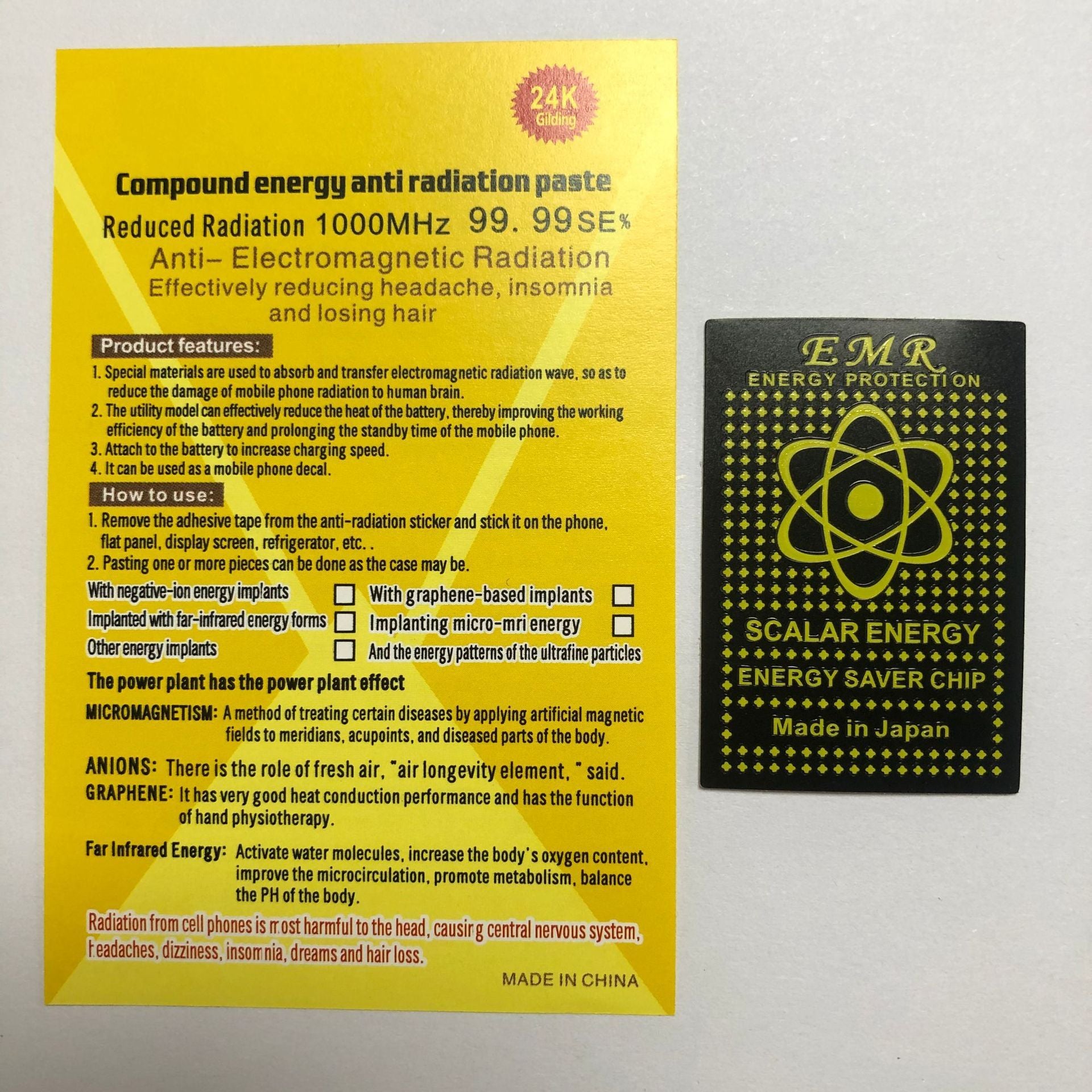 Mobile Phone Prevents Radiation Resistance Membrane Round And Square