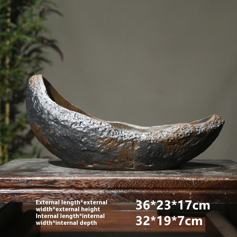 Purple Clay Flower Pot Southern Barbarian Alien Creativity