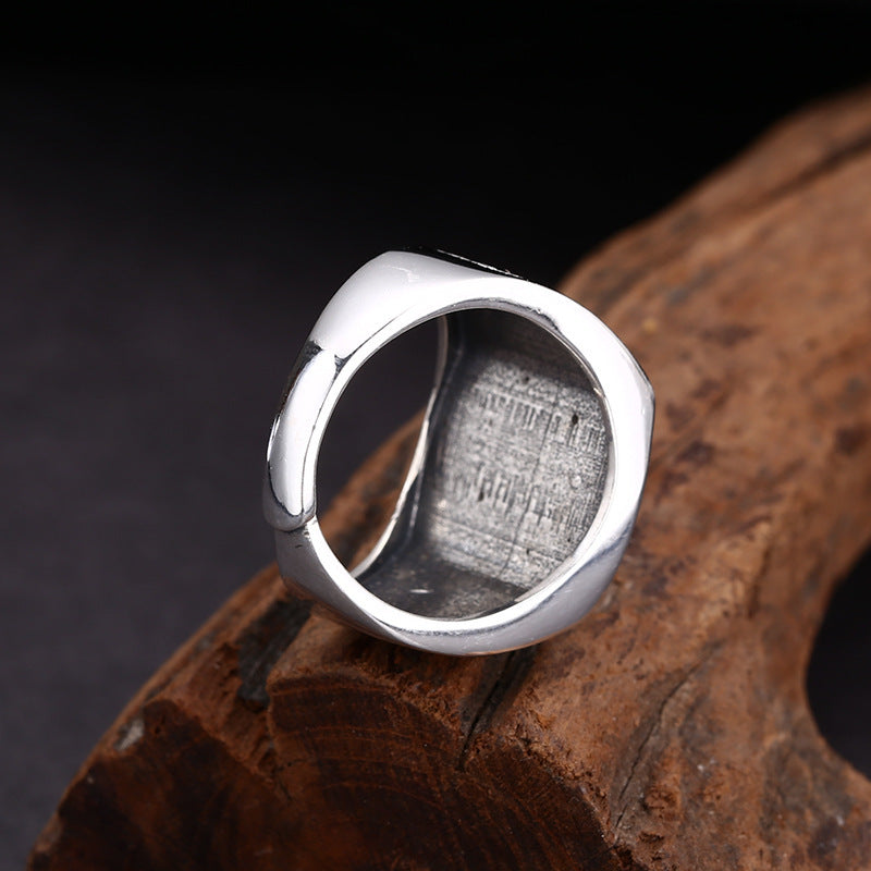 925 Sterling Silver Square Woven Ring