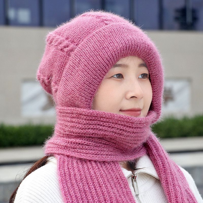 Autumn And Winter New Squirrel Woolen Yarn Braided Hat