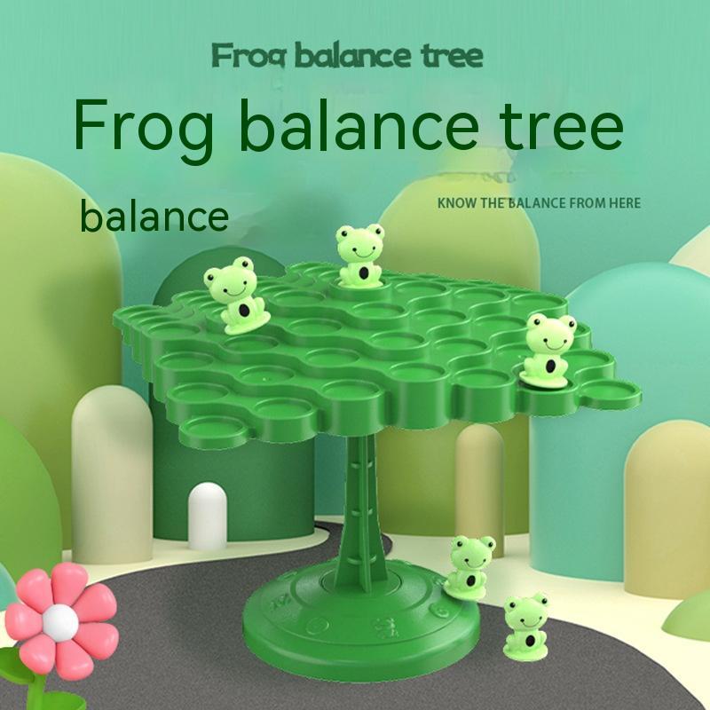Jenga Toy Frog Balance Tree