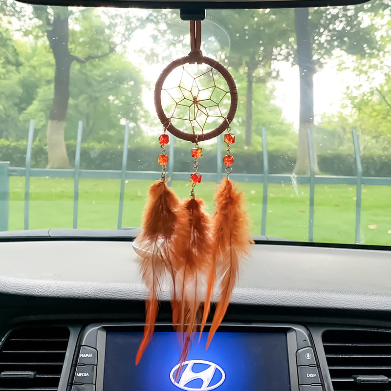 National Style Color Car Dream Catcher Pendant