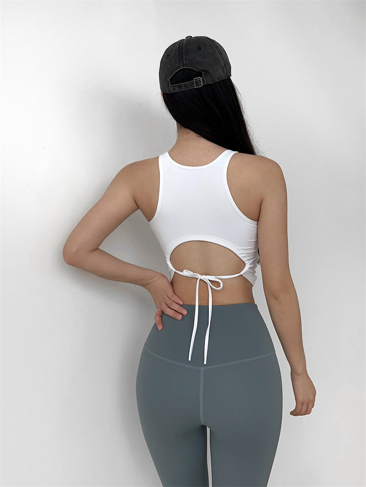 Running Strap Yoga Beauty Back Workout Vest Bra
