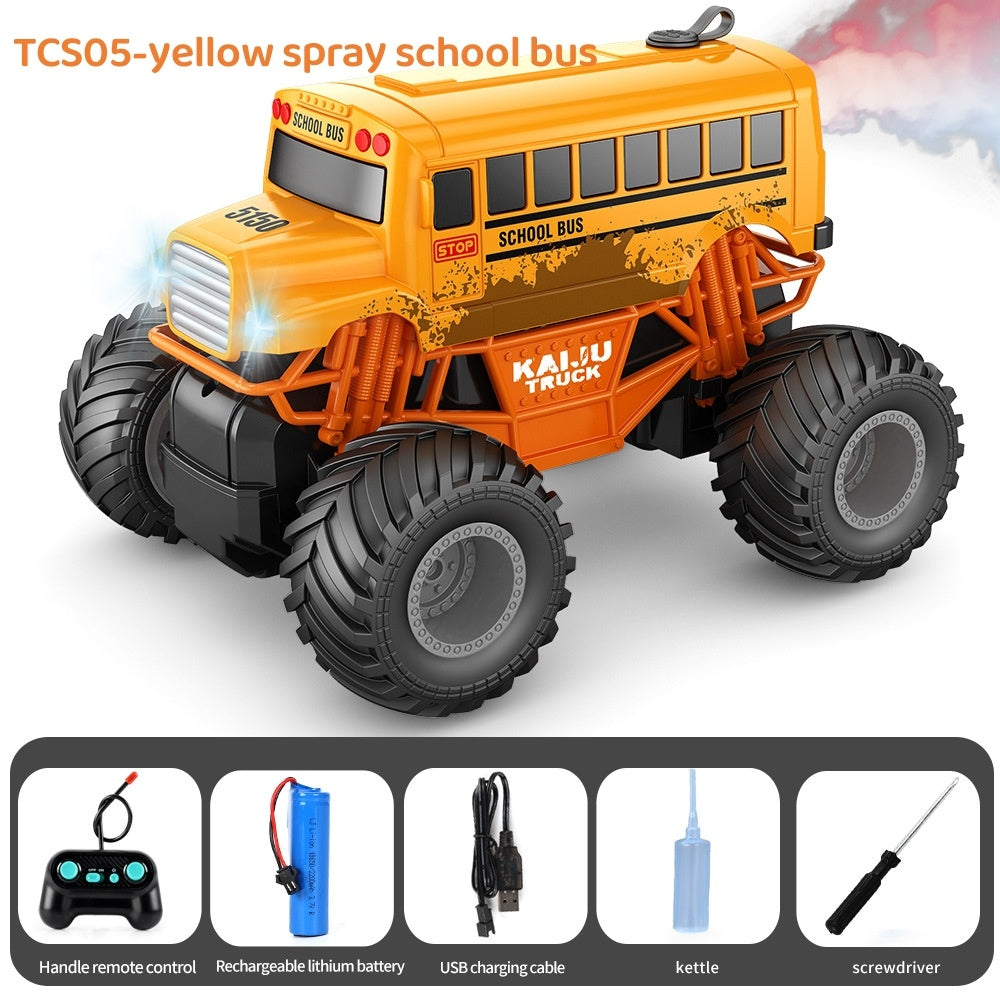 Children's Fashion Spray Off-road Vehicle Water Bullet Remote Control Car Toy
