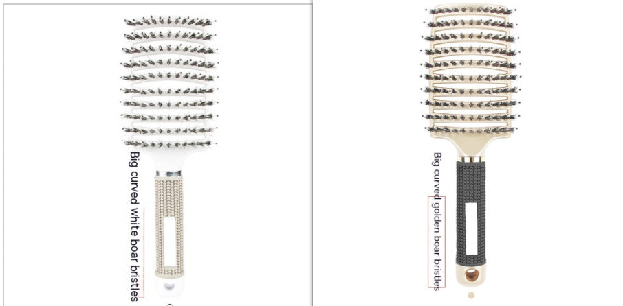 Big Curved Comb Bristle Massage Comb Eight Claws